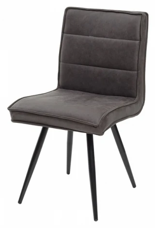 Обеденный стул M-City SYLVIE MF-08 темный серо-коричневый, микрофибра MF-08
