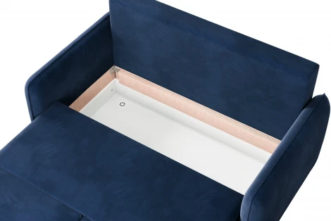 ПОРТЛЕНД  МИНИ Диван прямой синий D1 furniture арт.AAA41667005