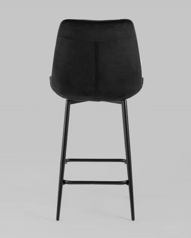 Стул полубарный Stool Group Флекс велюр черный УТ000025265