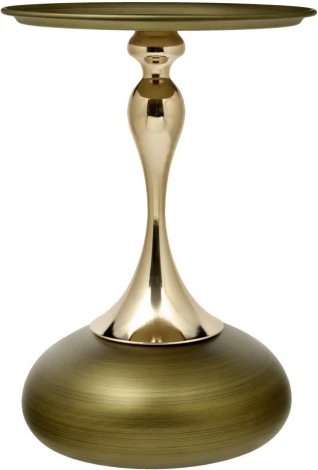 Кофейный столик Angel диам.40см x 55см, латунь, металл Bradexhome арт.FR 1028