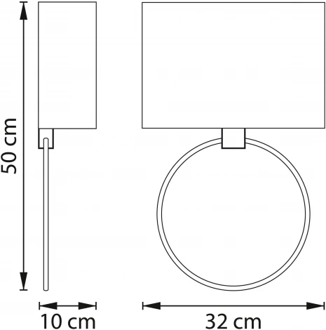 Бра Regolo 713623 (220V, кольцо)