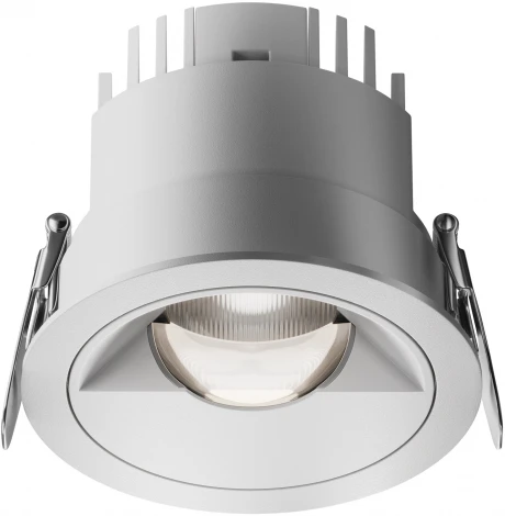 Встраиваемый светильник Maytoni Parete DL100-12W2.7-3-4K-RD-W (LED, 220V, круглые)