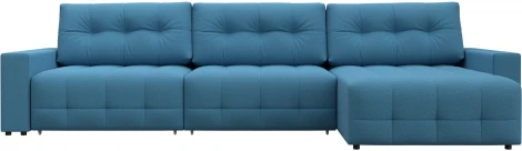 Диван угловой с полками Лига-053 НПБ Лонг Лига Диванов (Рогожка) арт.128956