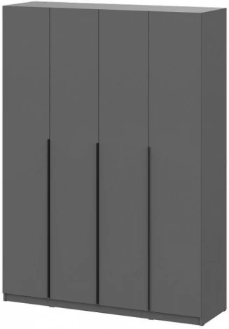 Шкаф Woodville Даиго четырехстворчатый графит серый арт.593702