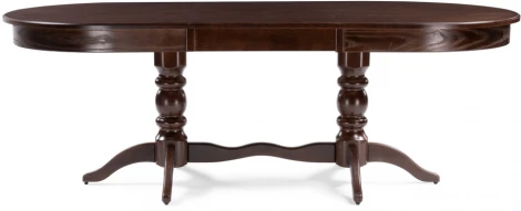 Деревянный стол Woodville Дейвер 160(220)х100 орех темный 515967