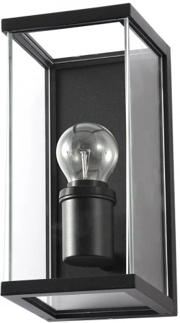 Уличный настенный светильник Arte Lamp Pot A1631AL-1BK (220V, IP54)