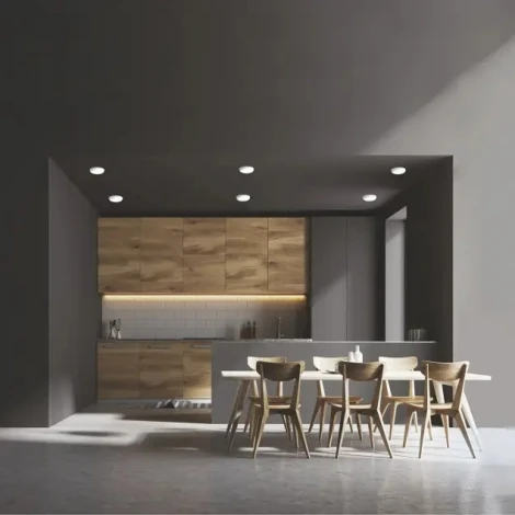 Встраиваемый точечный светильник Gauss Frameless 967511209 (LED, 220V, круглые)