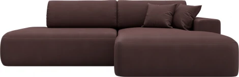 Диван угловой Лига-036 НПБ Модерн правый угол Лига Диванов (Замша) арт.127779