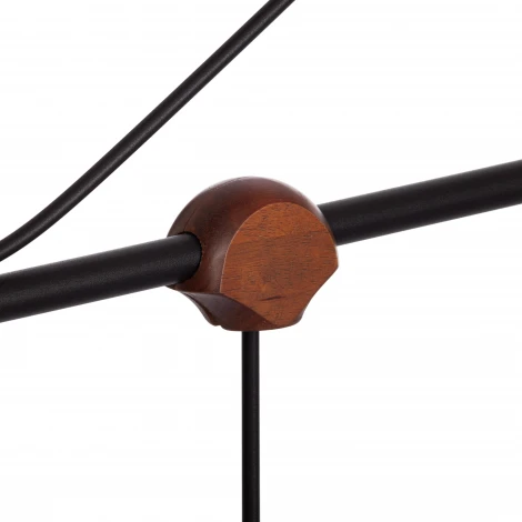 Кровать Tetchair Federica (Дерево гевея,Металл/Красный дуб,Черный) 20105