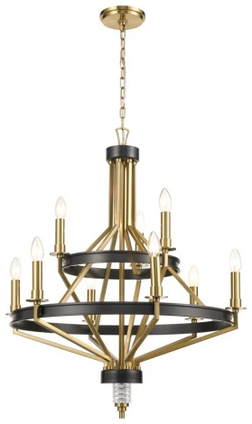 Подвесная люстра ярусная Wertmark Frida WE246.09.503 (220V, на цепи, свеча)