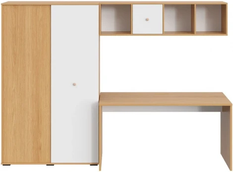 Композиция Play 18 ОГОГО (арт.853114), (ЛДСП/Белый,Дуб Корбридж)