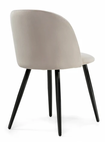 Стул Woodville на металлокаркасе Gabi 1 latte / black 15350