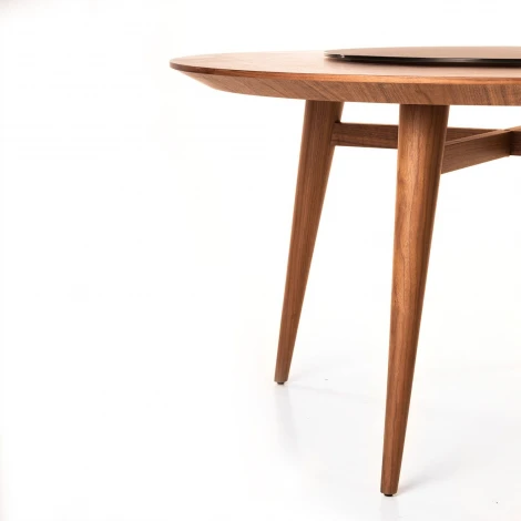 Стол круглый обеденный Wilson (136) орех, вращающийся центр Top Concept 2001000001323