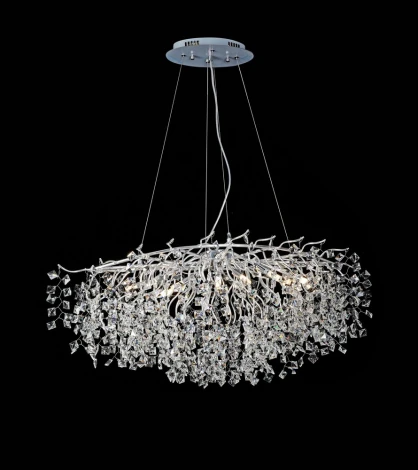 Подвесная люстра Aployt Danusia APL.846.13.10 (220V, хрусталь, на тросе)