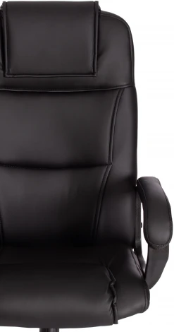 Кресло BERGAMO хром (22) кож/зам, черный, 36-6 Tetchair 19370