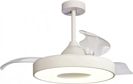 Потолочная люстра светодиодная с вентилятором Mantra Coin 8216 (регулировка яркости, 220V, пульт управления, круглые)