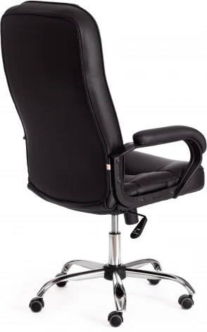 Кресло СН9944 (22) хром кож/зам, черный, 36-6 Tetchair 19467