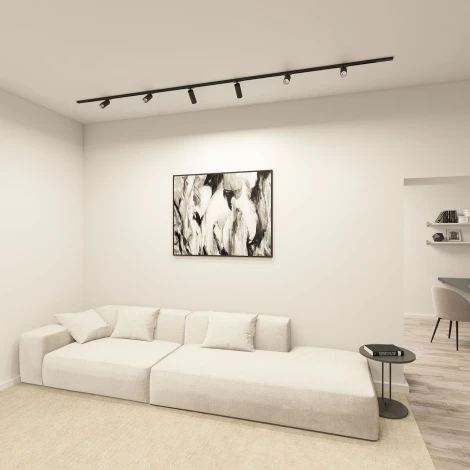 Трековый светильник однофазный Denkirs Scope DK6060-BK (220V)