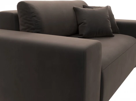 Кресло Лига-036 НПБ (Коричневый/Велюр) Лига Диванов арт.121289