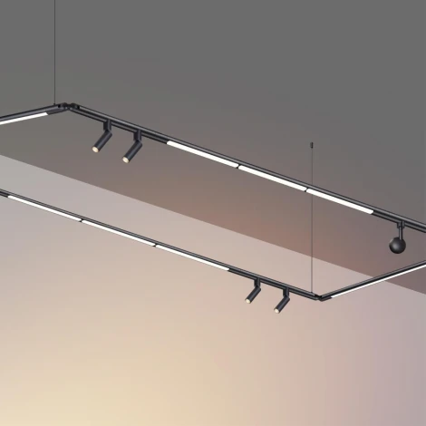 Светильник диммир. со сменой цв. температуры Novotech Glat 359364 IP20 LED 24W 48V 3 KONST (регулировка яркости, управление смартфоном, умный дом - Smart Life)