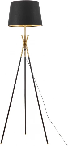 Торшер на треноге Lumina Deco Merino LDF 3120 BK+MD (220V)