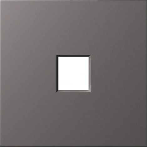 Накладка 1-я для розеток RJ45,TV,SAT, матовый титан Donel S08 DS85945