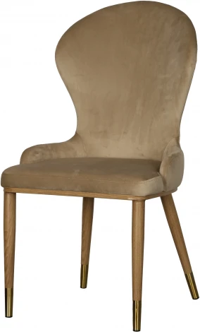 Стул обеденный IST-CASA Констанция TW-1163-1, бежевый/орех