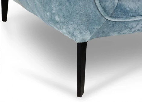 Диван Amsterdam трехместный ОГОГО (арт.785935), (Ткань,Велюр/Голубой)