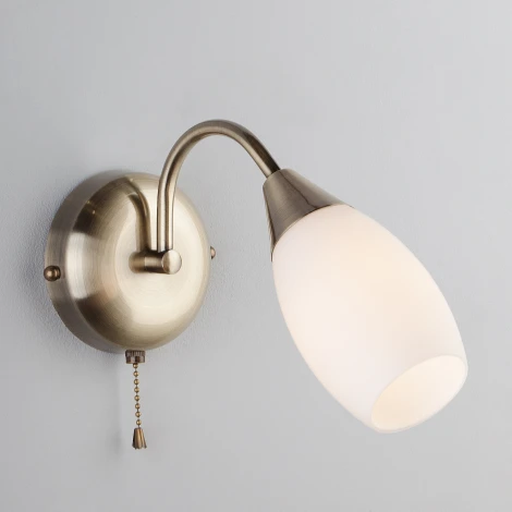 Бра Eurosvet Ginevra 30280/1 античная бронза (220V, выключатель)