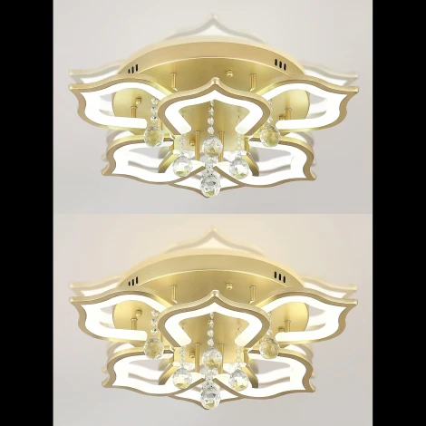 Потолочная люстра Natali Kovaltseva Florel INNOVATION STYLE 83052 (регулировка яркости, LED, 220V, пульт управления, цветы)