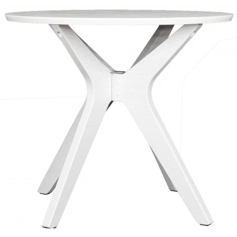 Стол журнальный Сабин 1 белый/белый Mebelik 009750