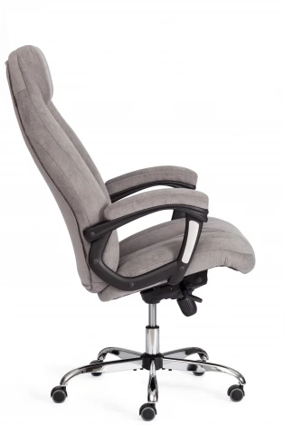 Компьютерное кресло игровое Tetchair BOSS (Флок/Серый)