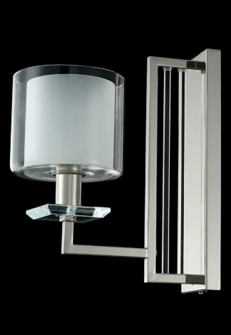 Бра Crystal Lux Nicolas AP1 NICKEL/WHITE (220V)