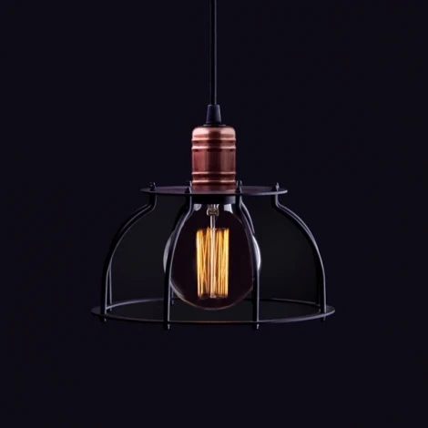 Подвесной светильник Nowodvorski Workshop 6335 (220V, на проводе, круглые, клетка)