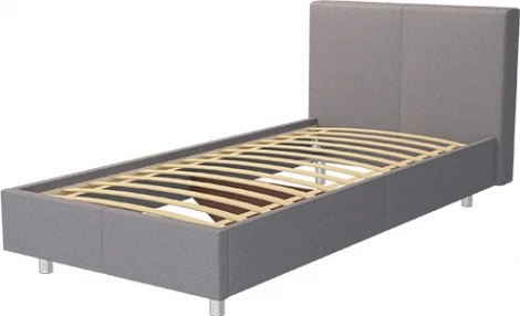 PROxSON Кровать Novo (Ткань: Рогожка Savana Grey (серый)) 90x200