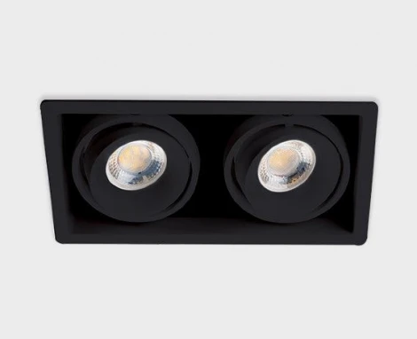Точечный светильник встраиваемый Italline DE DE-312 black (220V)