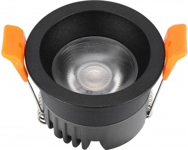 Встраиваемый светильник iLedex Mars 107-7W-D64-3000K-24DG-BK (220V, круглые)