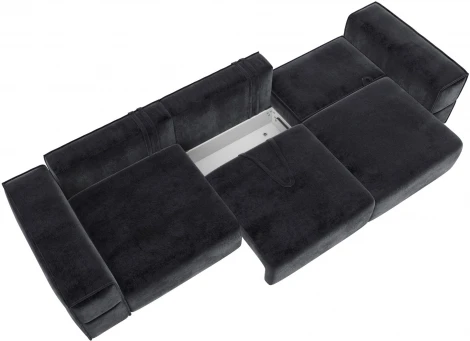 Диван прямой Лига-058 НПБ Лонг Лига Диванов (Велюр) арт.129397