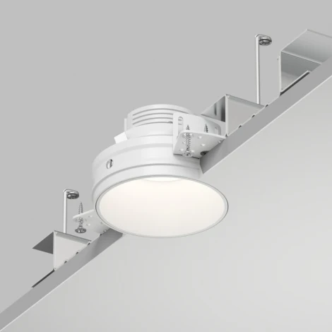 Точечный встраиваемый светильник под шпатлевку Denkirs Spot Hide DK2145-WH