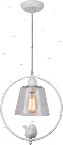 Подвесной светильник Arte Lamp Passero A4289SP-1WH (220V, на проводе, круглые, птички)