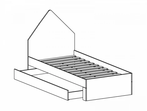 Кровать Campi light ОГОГО 341324 (зеленый)