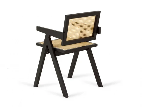 Комплект стульев Bellagio 2 шт. ОГОГО Обстановочка! 966296 (Ротанг,Массив,Дерево/Бежевый,Черный)