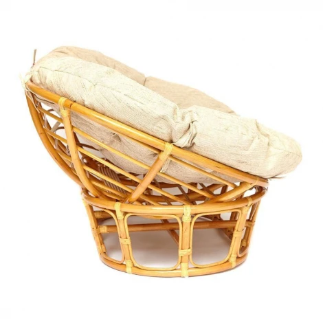 Кресло "MAMASAN" 23/02 W / без подушки / Antique brown (античный черно-коричневый)