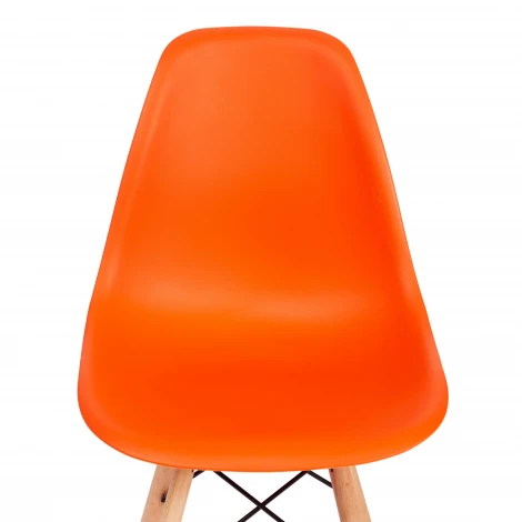 Стул Сindy Eames/Синди Имс] (мод. 001)/1 шт. в упаковке дерево бук/металл/сиденье пластик, 51х46х82.5см, оранжевый Tetchair 14214