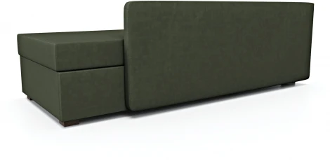 Диван-кровать Arsko Велес Угол левый велюр зеленый