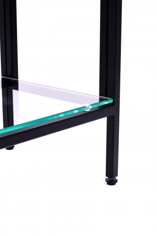 Консольный стол AllConsoles 1082-CB clear черный муар