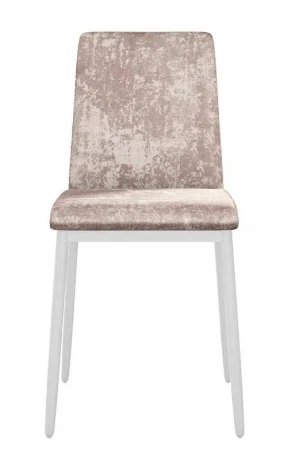 Стул DikLine 270 M02 бежевый, ножки белые 00-00077471