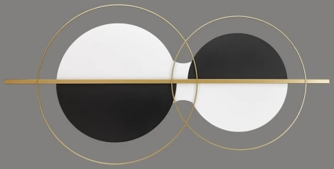 Настенный светильник 468-001-01 Velante (LED, 220V, пульт управления, круглые, кольцо)