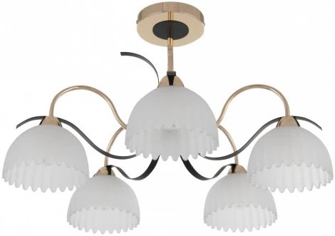 Потолочная люстра на штанге Arte Milano Napoli 327306/5 FG+BK (220V)