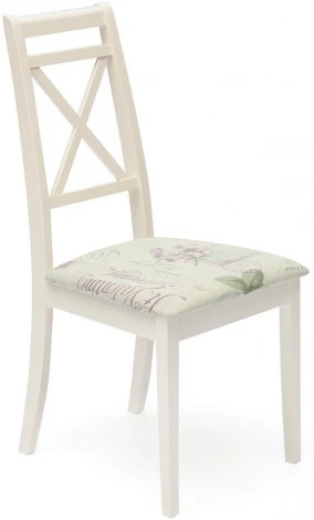 Стул Picasso (PC-SC) дерево гевея, 45х53х97см, ivory white (слоновая кость 2-5), Ткань Прованс № 13 Tetchair 12485